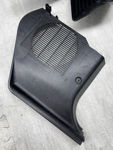 BMW E36 / M3 Black Kick Panels Speaker Covers Dead Pedal Sedan 1960993 8144030
