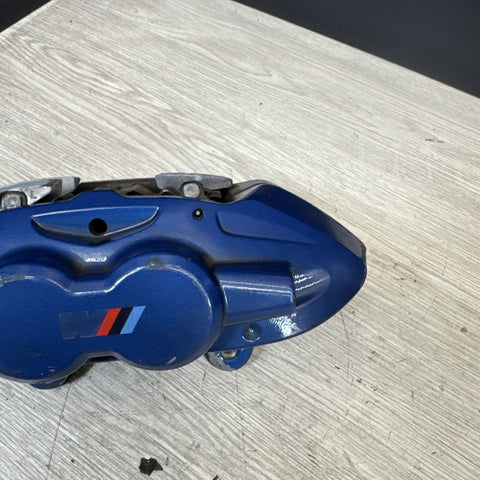 BMW 15-20 F87 M2 F30 F31 F80 F82 F83 M3 M4 Front Left Driver Brake Caliper Blue