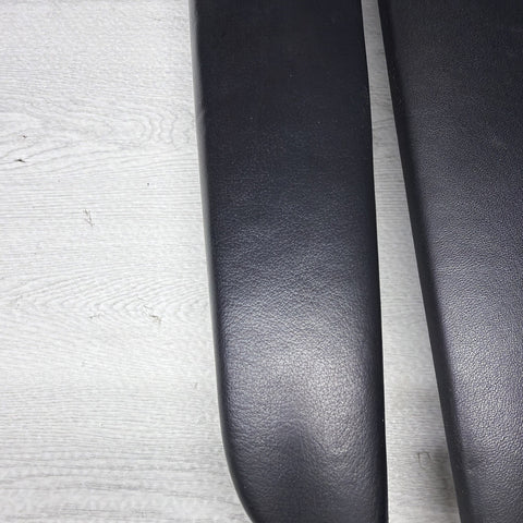 01-06 BMW OEM E46 M3 Coupe Convertible Trim Armrest Pads Set Black 8238622