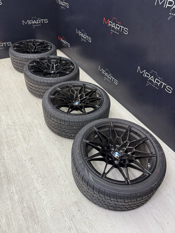 BMW M2 M3 M4 FACTORY OEM G80 G82 G83 19”/20” 826M COMPETITION RIMS WHEELS BLACK
