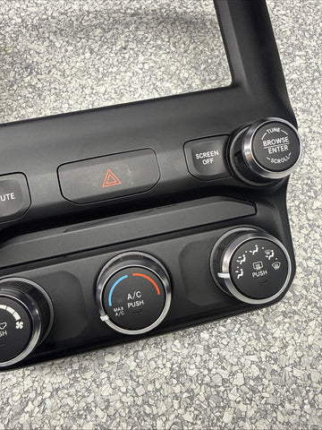 19-23 Dodge Charger Ram 1500 Ac Heater Climate Control Temperature Bezel Trim