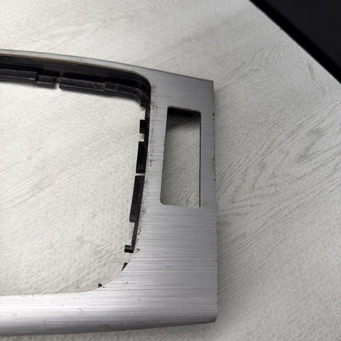 01-06 BMW E46 M3 Convertible Interior Center Shift Shifter Trim Brushed Aluminum