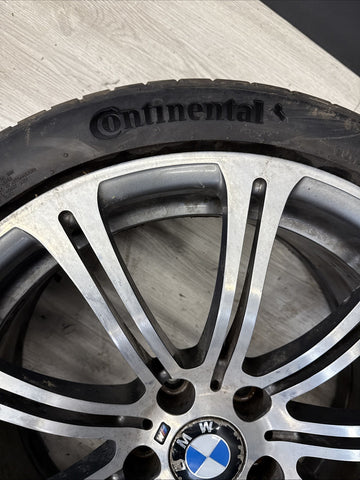 08-13 OEM BMW E90 E92 E93 M3 Rear 19” Wheel Rim Style 220M Silver 19x9.5 ET23