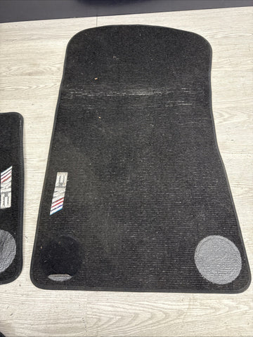 Genuine 01-06 BMW E46 M3 Carpets Floor Mats Black Front