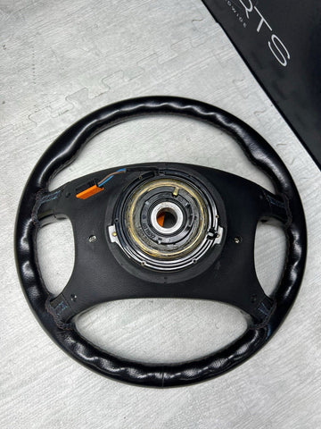 96-99 BMW E36 M3 M-TECH 4-SPOKE LEATHER STEERING WHEEL OEM