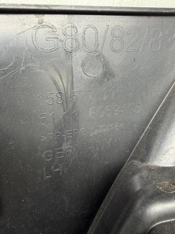 21-26 BMW G80 G82 G83 M3 M4 FRONT BUMPER LEFT RETAINER BRACKET OEM 51118069415