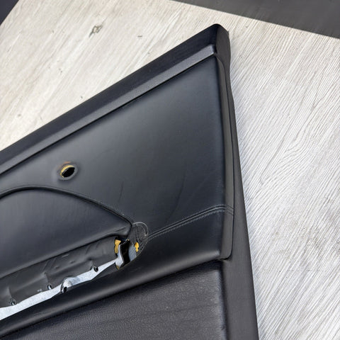 01-06 BMW E46 M3 PASSENGER RIGHT SIDE DOOR PANEL CARD BLACK OEM