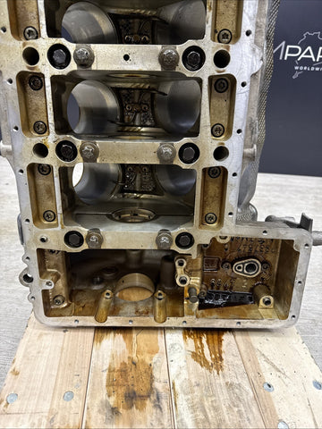 08-13 BMW E90 E92 E93 M3 S65 Engine Motor Bottom Bare Block *Scored Cylinder