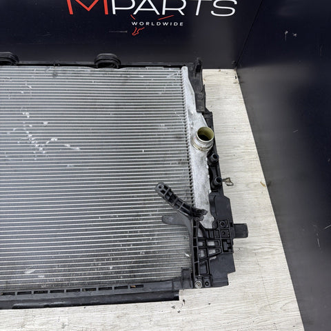 12-18 BMW F06 F10 F12 M5 M6 S63 Main Radiator Intercooler Cooling Assembly OEM
