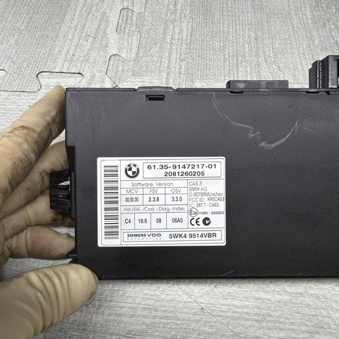 BMW E60 E63 E64 M5 M6 E90 E92 E93 328 M3 Body Control CAS 3 Module 9147217