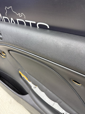 01-06 BMW E46 M3 PASSENGER RIGHT SIDE DOOR PANEL CARD BLACK OEM