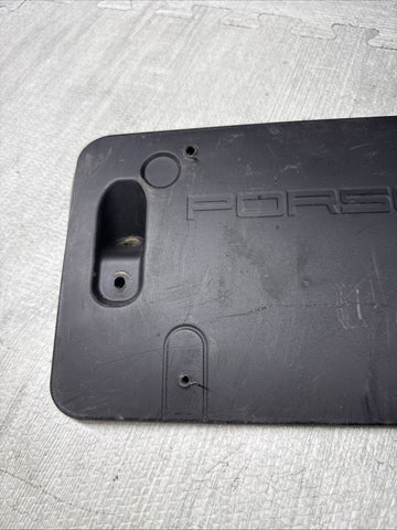 Porsche License Plate Bracket - Genuine Porsche 95B807287F1E0