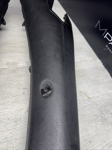 01-06 BMW E46 M3 CONVERTIBLE REAR INTERIOR QUARTER TRIMS COVERS PANELS BLACK