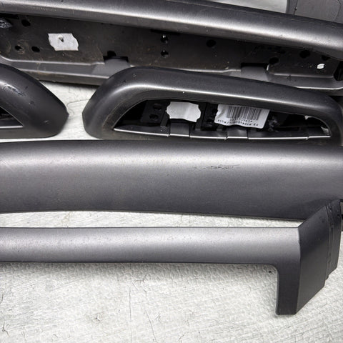 01-06 BMW E46 M3 Convertible Interior Armrests Trim Set Titan Shadow (7)