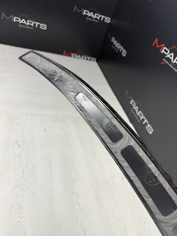 BMW G80 M3 Sedan Rear Trunk Lid Spoiler Lip Gloss Black 51628074906 2021 OEM