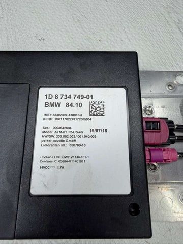 BMW F01 F06 F10 F12 F13 F30 F80 F82 F87 Bluetooth Telematics Control Module OEM