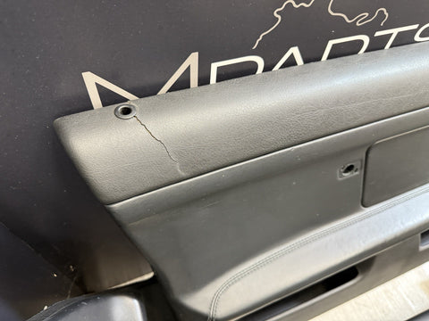 95-99 BMW E36 M3 COUPE SPORT VADER SEATS BLACK LEATHER OEM SET