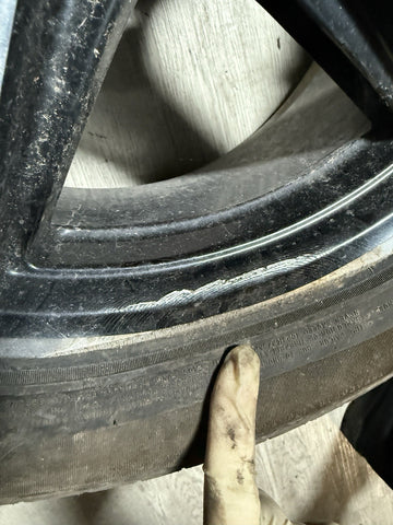 18” 2024 2025 FORD MUSTANG 18x8 5 SPOKE WHEEL RIM OEM Black PR3C1007AA *DENT