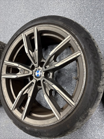 OEM BMW 792M 19" Double Spoke Cerium Grey G20 3 Series 330i M340i Rims + Tires