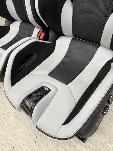 BMW 21-26 G80 M3 Front Silverstone Carbon Bucket Seats Seat Set OEM 600 Miles