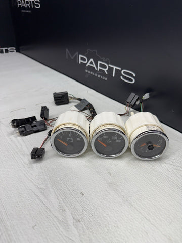 BMW E36 Z3M Z3 M Center Dash Battery Voltage Voltmeter Gauges Meters Set OEM