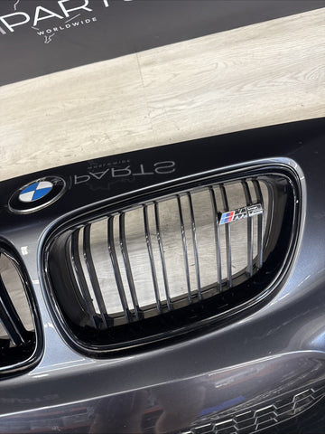 (PICKUP ONLY) 15-18 OEM BMW F87 M2 Non Comp Front Bumper Cover Mineral Grey