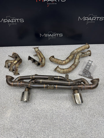 23-25 PORSCHE GT4RS GT4 RS 982 718 REAR MUFFLER SECTION *BENT TIP