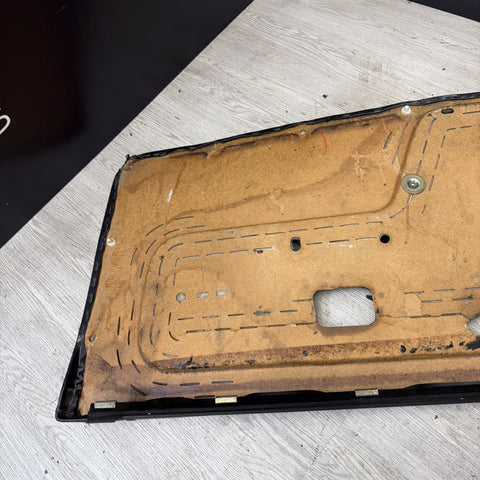 OEM BMW E30 318is Front Left Driver Black Door Card 51418129298