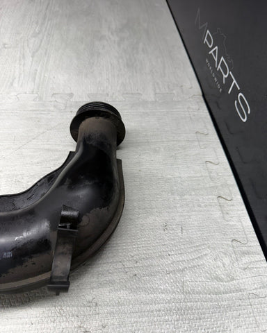 08-13 BMW E88 E90 135 Lower Bottom Turbo Air Duct Intake Boot Pipe OEM 7599290