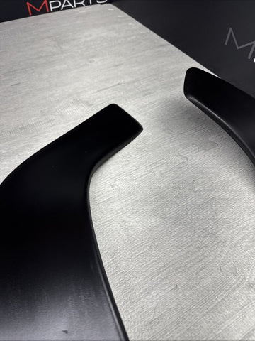 NEW BMW E46 M3 01-06 Front Bumper Splitters Lip Sides Black