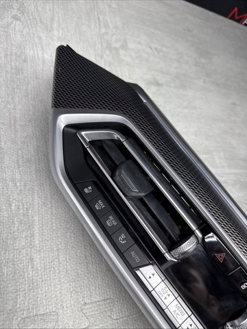 20-25 BMW G06 F96 X6 X6M FRONT CENTER DASH AIR VENTS TRIM CLIMATE PANEL *DAMAGE