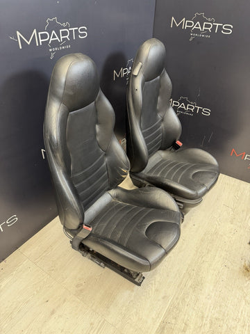 98-02 BMW Z3M Convertible Interior Front Heated Seats Black / Black *Notes*