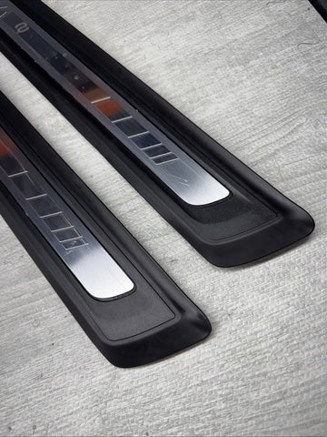 BMW 21-26 G83 M4 Front Side Door Sills Scuff Plates Trim Panels OEM