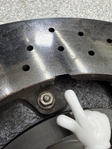 Porsche 22-25 718 GT4RS GT4 RS Rear Left Carbon Ceramic Brake Rotor *Chip
