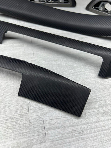 01-06 BMW E46 M3 Convertible Interior Armrests Trim Set Titan Shadow Grey