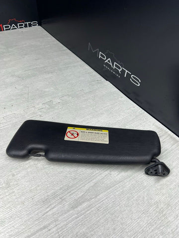 01-06 BMW E46 M3 Convertible Left Driver Side Sunvisors Sun Visor Black