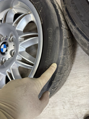 BMW 95-99 E36 M3 OEM 17x7.5 17x8.5 ET41 DS2 DSII Motorsport Wheels Rims