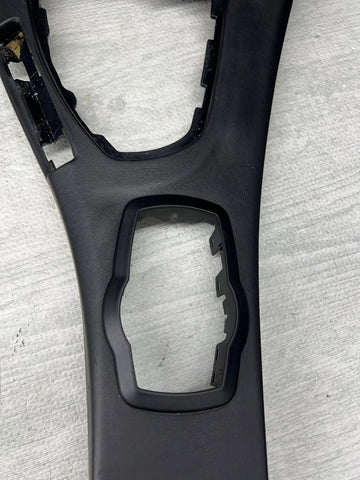 09-13 BMW E90 E92 M3 MANUAL CIC LEATHER CENTER CONSOLE TRIM