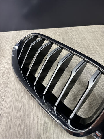 aa205340 BMW G16 840i 8 Series 2020 2021 2022 Front Bumper Chrome Grille OEM