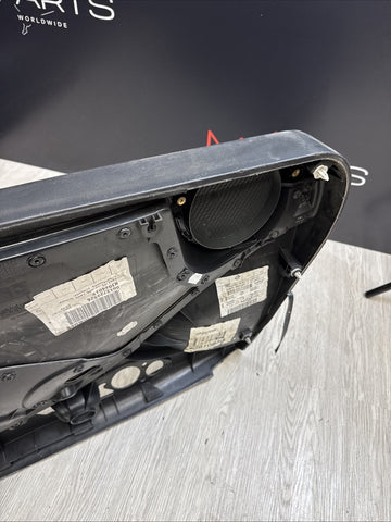 01-06 BMW E46 M3 DRIVER LEFT SIDE DOOR PANEL CARD BLACK OEM