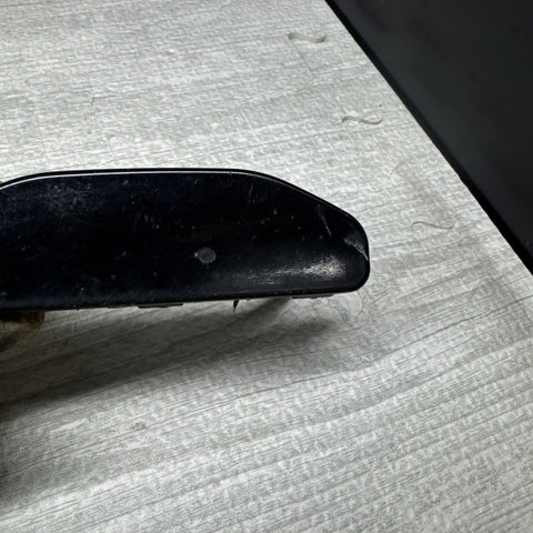 01-06 BMW E46 M3 Left Driver Head Light Washer Jet Trim Cover Carbon Black