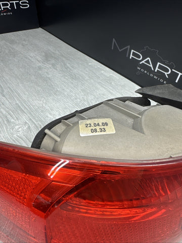 07-10 OEM BMW E92 M3 Coupe Rear Left Driver Side Outer Tail Light *Notes*