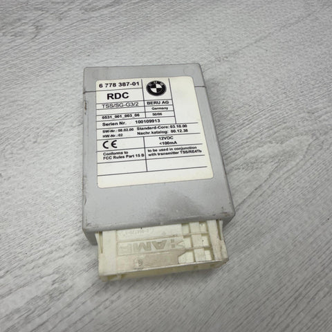 06-10 BMW M6 E63 E64 M6 TPMS Tire Pressure Control Module Unit OEM 6778387