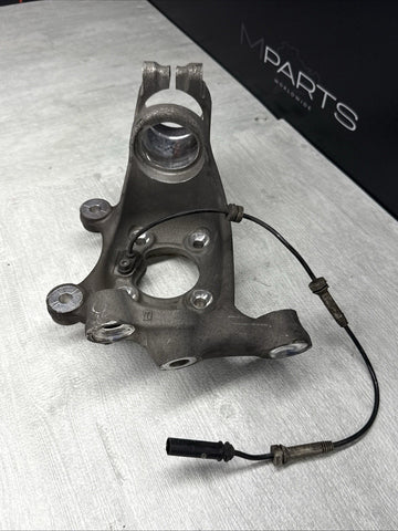 15-20 OEM BMW F80 F82 F83 M3 M4 Front Left Driver Hub Spindle Knuckle No Bearing