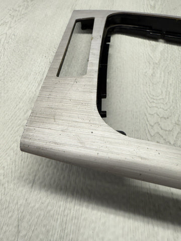 01-06 BMW E46 M3 Convertible Interior Center Shift Shifter Trim Brushed Aluminum