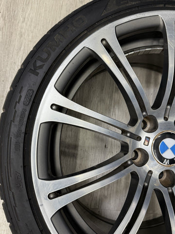 08-13 OEM BMW E90 E92 E93 M3 Rear 19” Wheel Rim Style 220M Silver 19x9.5 ET23