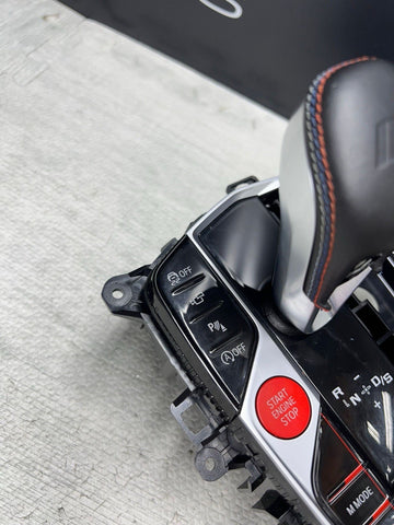 21-25 OEM BMW G80 G82 M3 M4 Gear Selector Panel iDrive Controller Shifter Knob