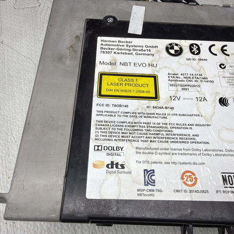 15-20 BMW F80 F82 F87 M2 M3 M4 HEAD UNIT NBT EVO NAVIGATION SYSTEM CD OEM