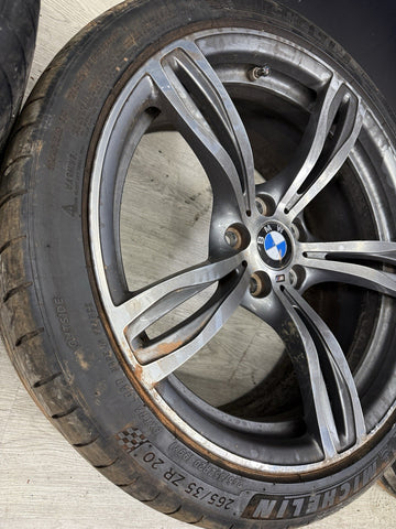 13-16 BMW F06 F10 F12 F13 M5 OEM 20" STYLE 343M RIMS WHEELS 20x9 20x10 SET
