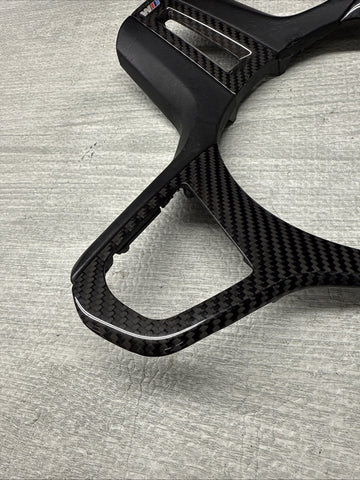 Steering Wheel Carbon Fiber Trim Complete BMW G87 G80 G82 G83 M2 M3 M4 *Chip*